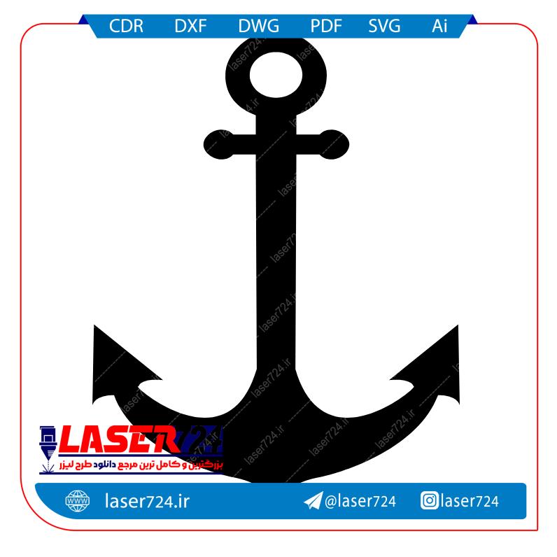 تصویر طرح لیزری لنگر #1